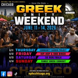 Greek Unity Weekend flyer